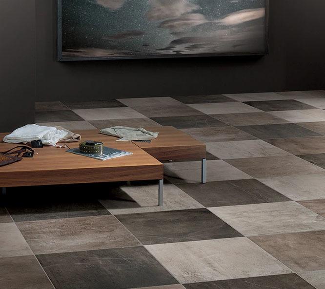 An image of a phone screen showing tile flooring on a customer's floor.